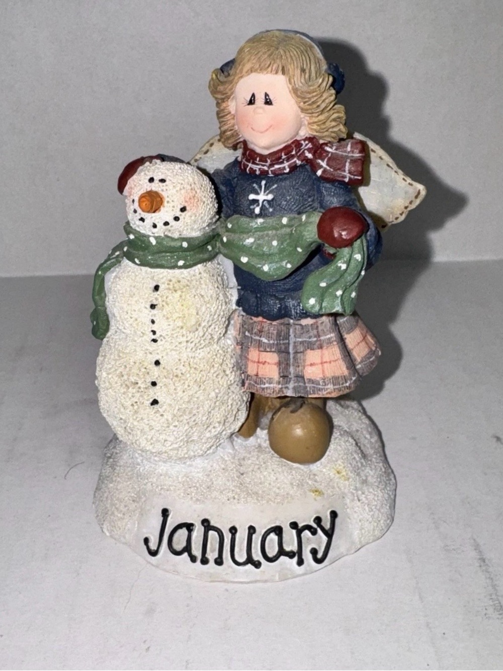 Vintage Yankee Candle Special Friends January Figurine By Sherri Buck Baldwin